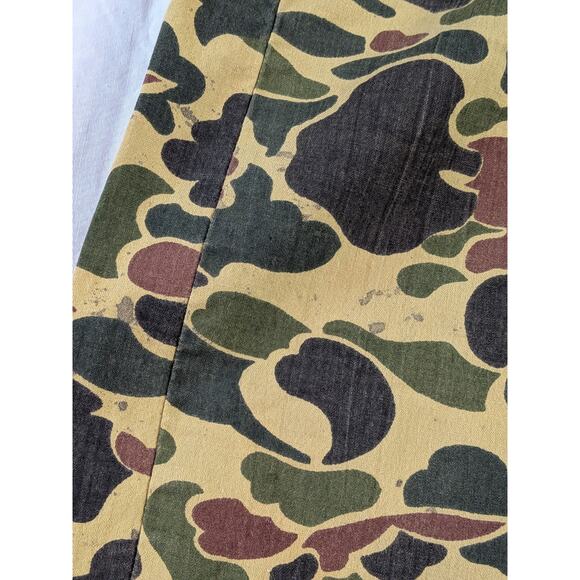 Vintage Coveralls Large Lightweight Duck Camo Warm Weather Early Season - Picture 6 of 8